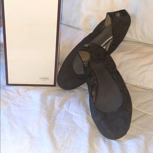 COACH flats size 8.5 good used condition!